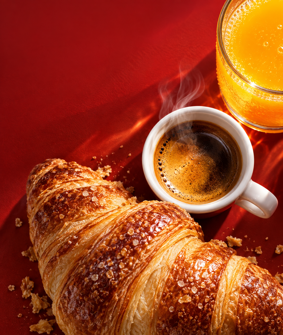 Caffè, Cornetto e Succo/Spremuta